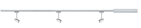 Paulmann 95459 URail Schienensystem Set Barelli max 3x10W GU10 Chrom matt/Chrom 230V 1m Schienensystem Schienenleuchte Deckenbeleuchtung