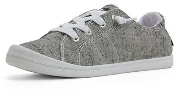 Roxy Women's Rory Sneaker, Linen Black, 8.5