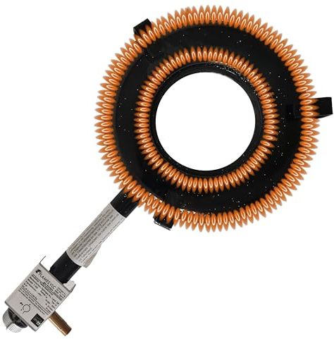Optimgas 25cm Outdoor-Gasbrenner für Grill und Paellapfannen | 5,9kW Leistung, energiesparend, verstopfungsfreies Nadelventil, niedriger Gasverbrauch, ideal für Outdoor-Kochen