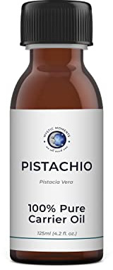 Mystic Moments | Huile végétale de pistache | 125ml | Huile végétale de pistache pour soins peau, cheveux, massage et formules cosmétiques.