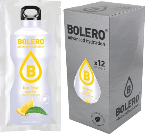 Bolero - Bevanda al tè freddo al limone, 24 pezzi da 8 g