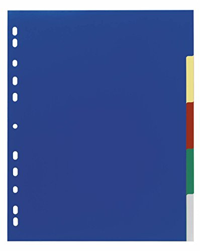 Durable 673727 Systemregister 1-5 XL, flerfärgad, 20 stycken