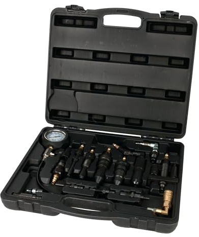 Performance Tool W89735 Diesel Compression Tester Kit for Large Cars, Trucks, Tractors, and Other Heavy-Duty Vehicles in Tough Organizer Case
