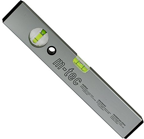Alu-Wasserwaage 300 mm 'm-tec' silber-eloxiert
