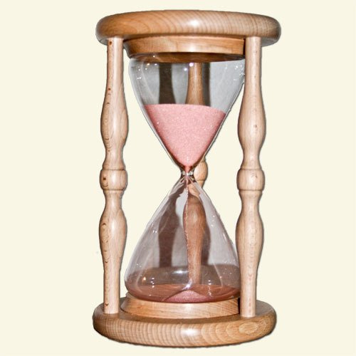 Sanduhr Modell Buche Rustic (Laufzeit 60 min)