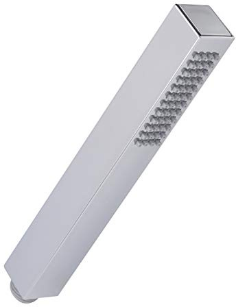Nuie HO310 ǀ Modern Bathroom Minimalist Square Shower Handset, 231mm x 28mm, Chrome Silver