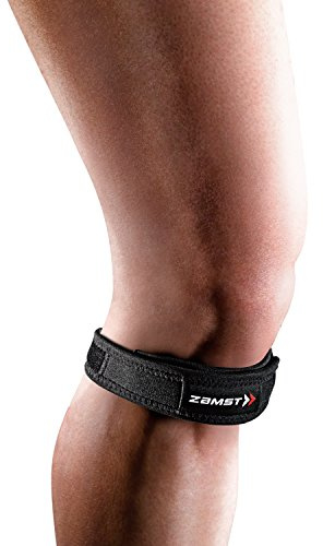 Zamst JK Band Banda Deportiva para Rótula - Rodillera con Presión para Aliviar el Dolor de Tendones, para Deportes Ligeros, Correr, Senderismo, Tenis, Atletismo - L