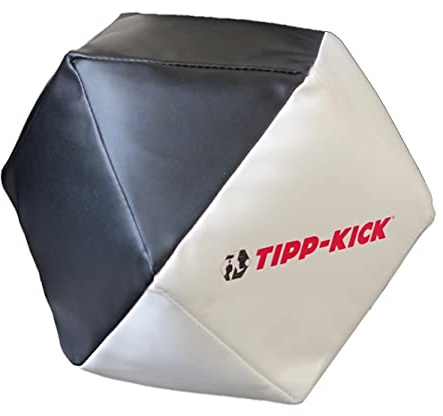 TIPP-KICK XXL Balón Blite, diámetro 16 cm I Fútbol Original como el de Nuestros Juegos I Diversión para jóvenes y Mayores a Partir de 3 años I Blanco/Negro
