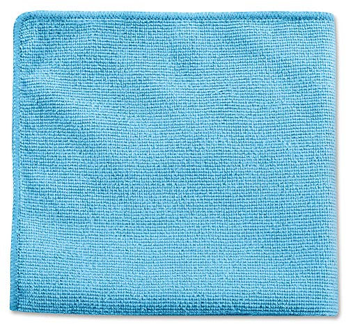 Carré Microfibre Rubbermaid Commercial Products, 30cm x 30cm, Bleu (Sachet de 24 carrés) 1820579