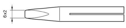 0650408 Lötspitze JBC LD T65D