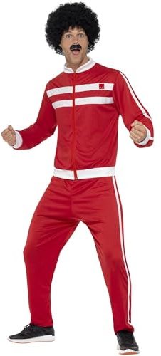 Smiffys - Herren Scouser Trainingsanzug, Jacke und Hose, mehrfarbig