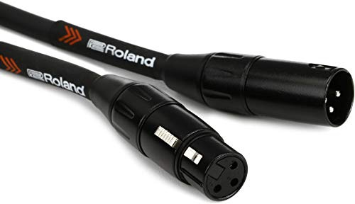 Roland Black Series kraftig XLR mikrofonkabel, 30 meter