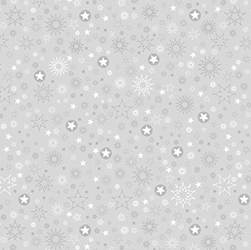 Heyda 204875517 Faltblätter Transparent „Curlie & Stardust“ 15 x 15 cm, Stardust silber