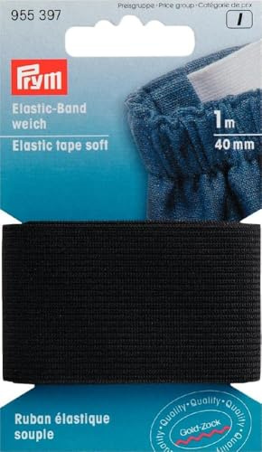 Elastic-Band weich 40 mm schwarz