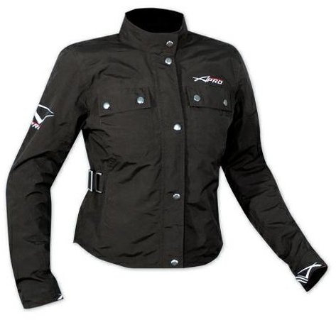 A-Pro Giacca Donna Moto Scooter Protezioni CE Estiva Impermeabile Lady Città Nero M