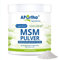 APOrtha® OptiMSM® MSM Pulver, 500g veganes Pulver, 99,9% reines Methylsulfonylmethan ohne jegliche Zusätze, 1.000 mg OptiMSM® MSM pro Portion, vegan, glutenfrei, lactosefrei, allergenfrei