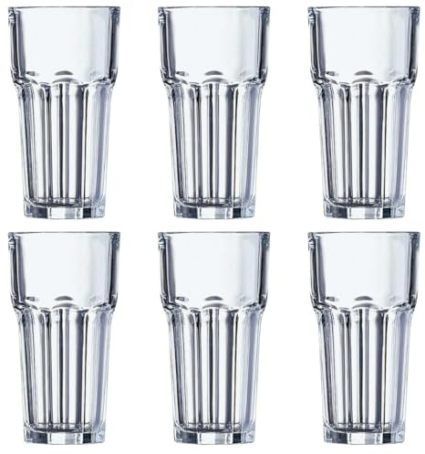 Arcoroc ARC J2608 Granity Longdrinkglas, 200ml, Glas, transparent, 6 Stück