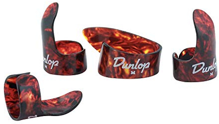 Jim Dunlop 9010TP 3 fingerplektrum och 1 tumplektrum medium spelarpaket