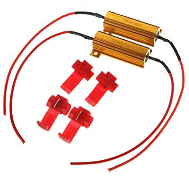 E Support™ 2 X KFZ Auto 50W 6 Ohm Lastwiderstand Widerstand für LED SMD Blinker