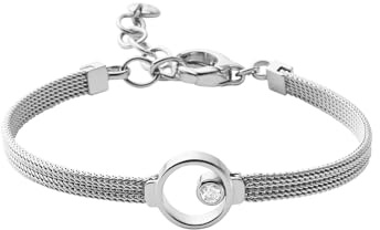 Skagen Damenarmband aus Edelstahl und Halbedelmetall oder Messing mit Karabinerverschluss