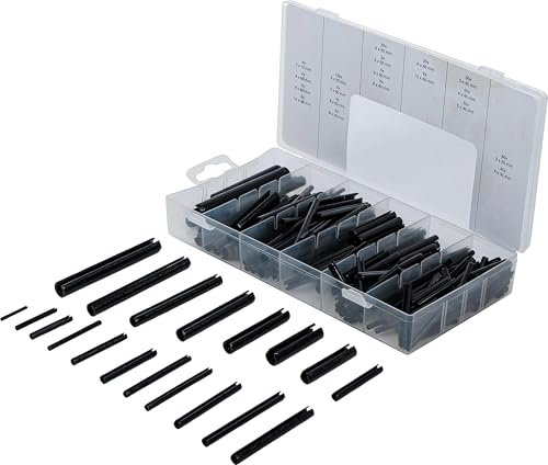 BGS 8054 | Hohlsplinte-/Federstifte-Sortiment | 450-tlg. | metrisch | inkl. Sortimentskasten