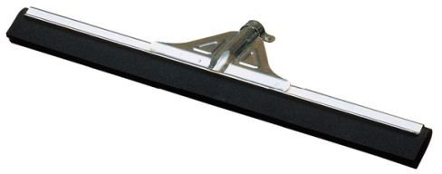 SPARTA Flo-Pac Floor Rubber Squeegee Window Squeegee with Reinforced Metal Frame for Floor, Bathroom, Kitchen, Concrete, Tile, Garage, Commercial Use, 30 Inches, Black