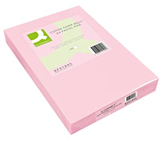 Q-Connect Copier A4 papper KF01095, 80 g - rosa, förpackning med 500