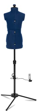 Adjustoform Junior-Kleid, 8-teilig, Saphirblau, verstellbar, Alter 6–12 Jahre
