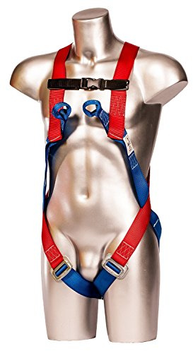 Portwest Portwest 2 Point Harness, Size: One Size, Colour: Red, FP12RER