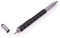 Kikkerland 4342 4-in-1 Kugelschreiber Tool, schwarz