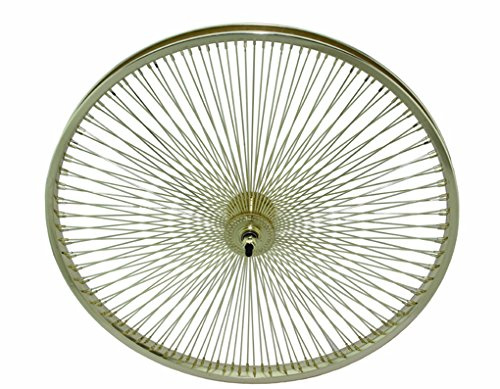 Lowrider 26 144 Spoke Front Wheel 14G Gold.