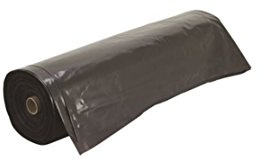 Frost King P1025B Polyethylene Sheeting, 10' x 25' x 4 mil., Black
