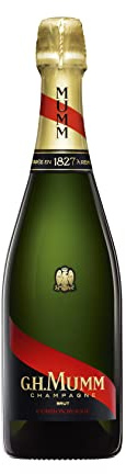 Mumm Cordon Rouge mit Geschenk-Verpackung, Champagner Brut aus Frankreich, weiß, 12 Prozent, trocken, 1 x 0,75 l Flasche