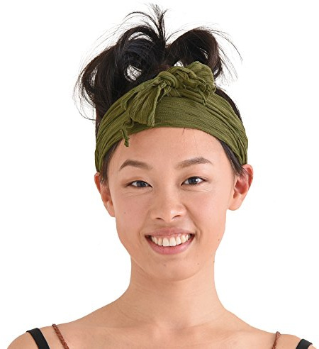 CHARM Damen Stirnband & Herren Haarband, Kopftuch Bandana | aus Viskose, Dreadband, Boho Stirnbänder, Haarschmuck, Zubehör für Festival, Pirat Kostüm, Accessoires