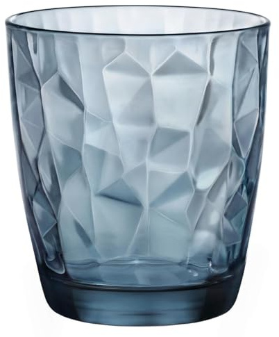 Bormioli Rocco Diamond Bicchiere, Vetro, Pacco da 6