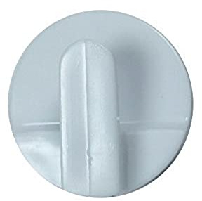 Merriway BH01926 Kleiner Selbstklebehaken Rund, Weiß, 6 Stück