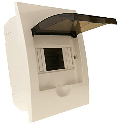 BeMatik - Quadro di distribuzione elettrica di 6 Moduli 17,5 mm Scatola per Incasso plastica ABS SPN IP40