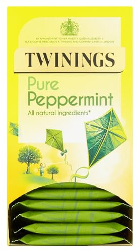 Twinings Infusion Tea Bags Individually-wrapped Peppermint Ref A00810 [Pack 20]