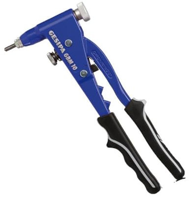 GESIPA Hand Blindnietmuttern Zange GBM 10 (M6 in Alu; M5 in Stahl; Setzhub: 7 mm; Dorn und Mundstück M5) 1434761
