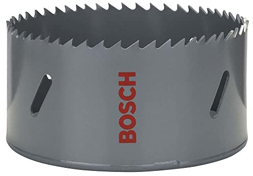 Bosch Professional 1x Hole Saw HSS Bi-metal for standard adapter (for various materials, Ø 98 mm, Accessory Rotary Drill)