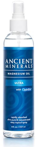 Ancient Minerals Magnesium Oil Spray Ultra with MSM, Zechstein, 8oz