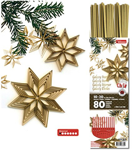 Karen Marie's Galaxy Stars Quilling Kit, gold