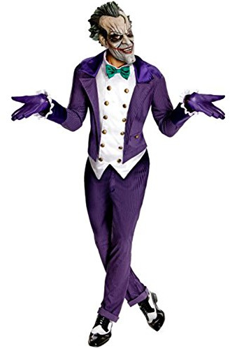 Rubie's France Joker-Kostüm für Herren Gotham City-Kostüm Lizenzartikel lila-gelb-grün