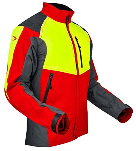 Pfanner 105544/2XL Forstjacke Ventilation Größe XXL in rot/gelb/grau