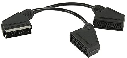 MICROELETTRONICA - Cavo scart Audio Video a 21 poli 0,2 m 2 prese scart 50.0001103