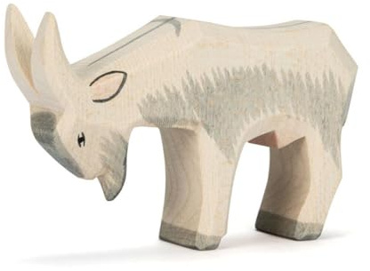 Ostheimer 11712 Zicklein Kopf tief aus Holz Höhe 6cm