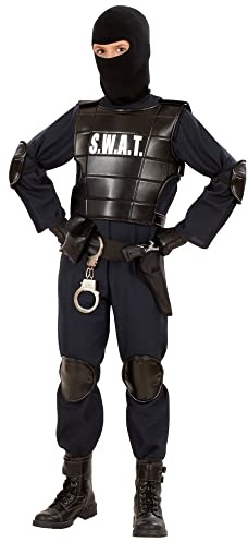 W WIDMANN MILANO Party Fashion Barndräkt S.W.A.T, säkerhetstjänst, SWAT, hemlig agent, karnevalsdräkter