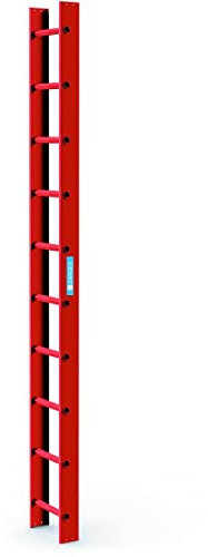 ZARGES Dachleiter 2,8 m Ziegelrot 10 Sprossen Z300