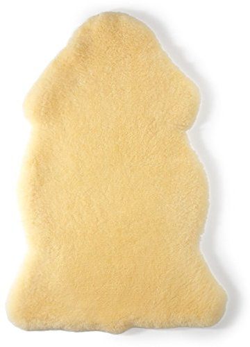 Hofbrucker Baby-Lammfell Naturform/Lammfellauflage Premium Qualität/medizinisches Baby-Fell waschbar/echtes Lammfell für Kinderwagen, Buggy, Krabbeldecke, Babybett