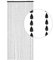 HAB & GUT -DV0264- Door Curtain TEARDROPS, Black 90 x 200 cm / 35 x 78 in
